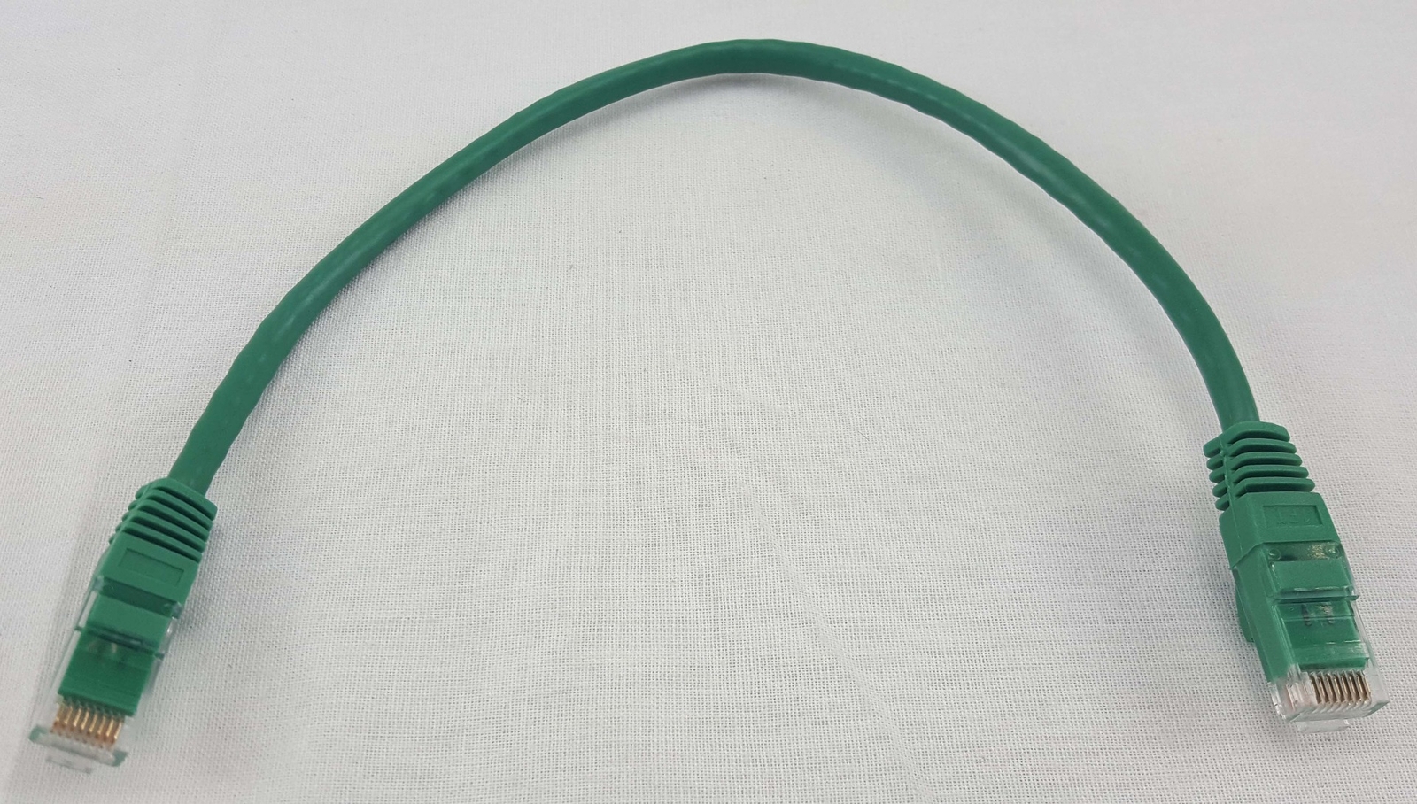 CAT6 1ft RJ45 Male-Make Patch Cable Green 10 Pack