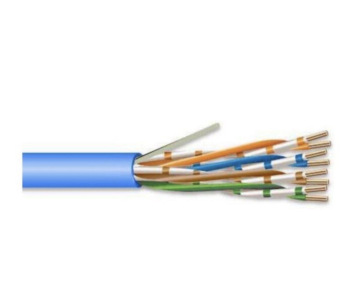 Commodity Cables, Inc. Category 6 Blue 600MHz CMR Riser Cable