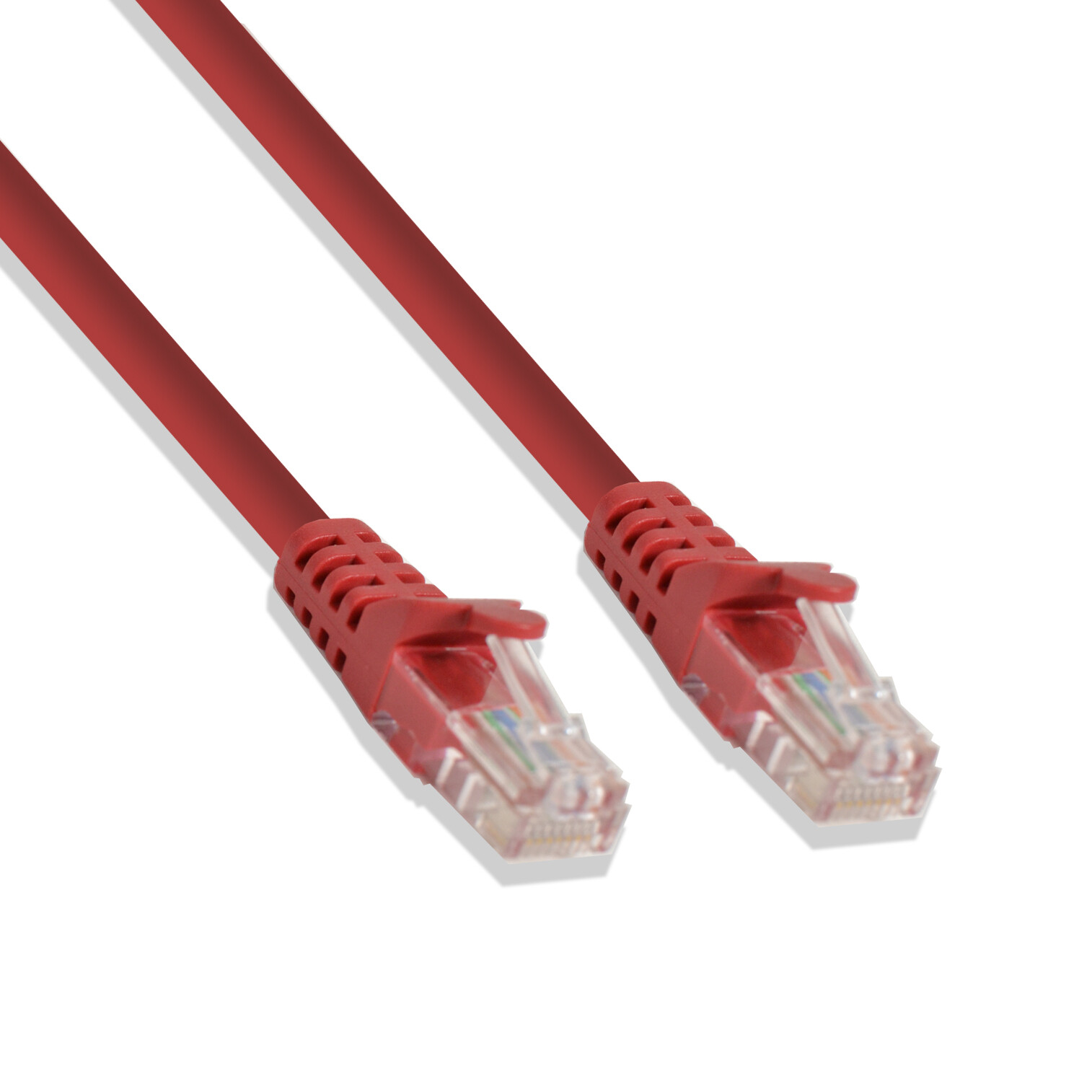 Cat-6 UTP Ethernet Network Cable RJ45 Lan Wire Red 1FT