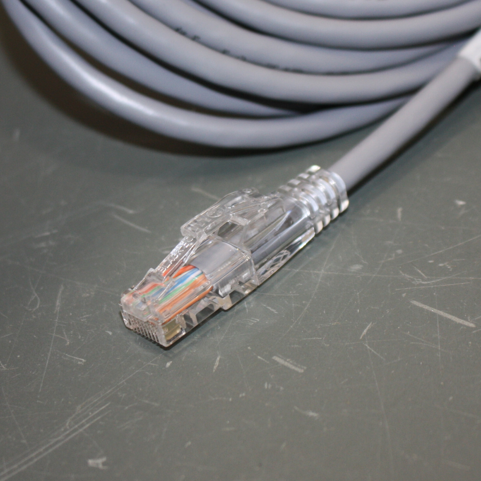 (25) Black Box CAT5e Premium Patch Cable, 20ft Ethernet Cord, Gray, 350 MHz