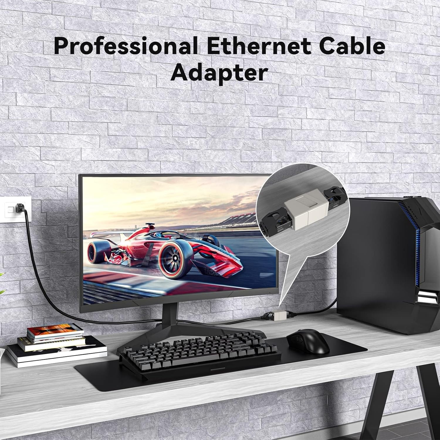 RJ45 Coupler 2-Pack: Female to Female Ethernet Adapters for Reliable Connections