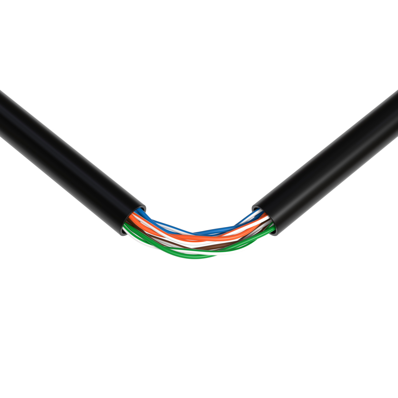 1000ft Cat5e Cable Ethernet Bulk Wire Solid Network CAT5 RJ45 LAN 24AWG Black