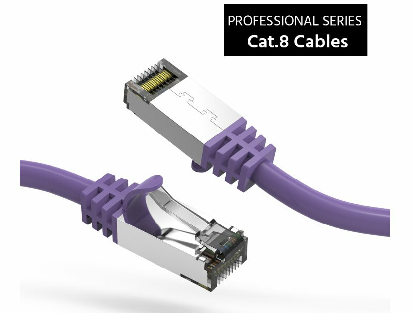 5x Cat.8 Shielded 40Gbps CAT 8 Ethernet Cable RJ45 1Ft 2Ft 3Ft 5Ft 7Ft 10Ft lot