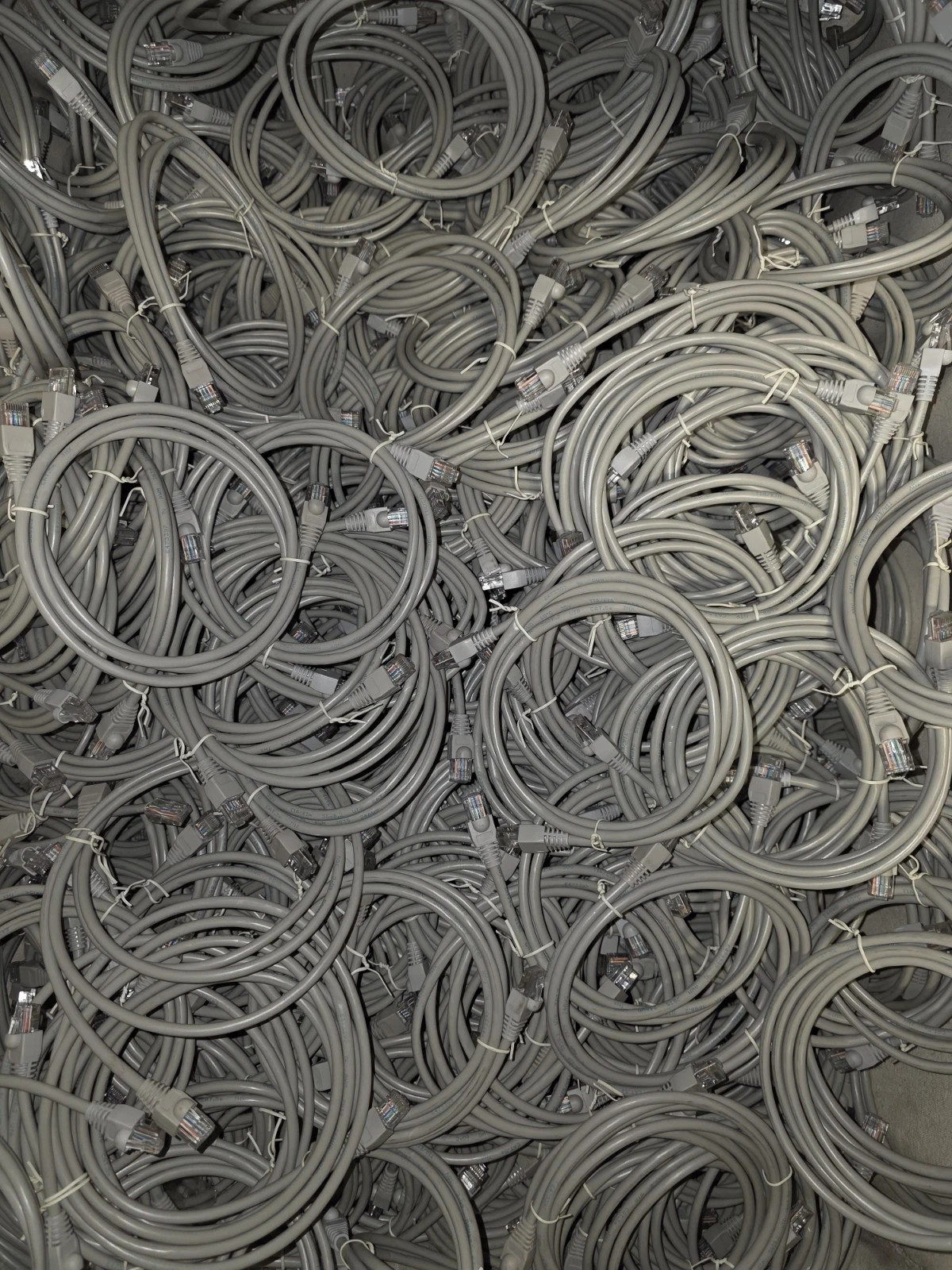 1000 – 5ft RJ45 CAT5E Ethernet LAN Network Cable Patch Cord Networking Grey