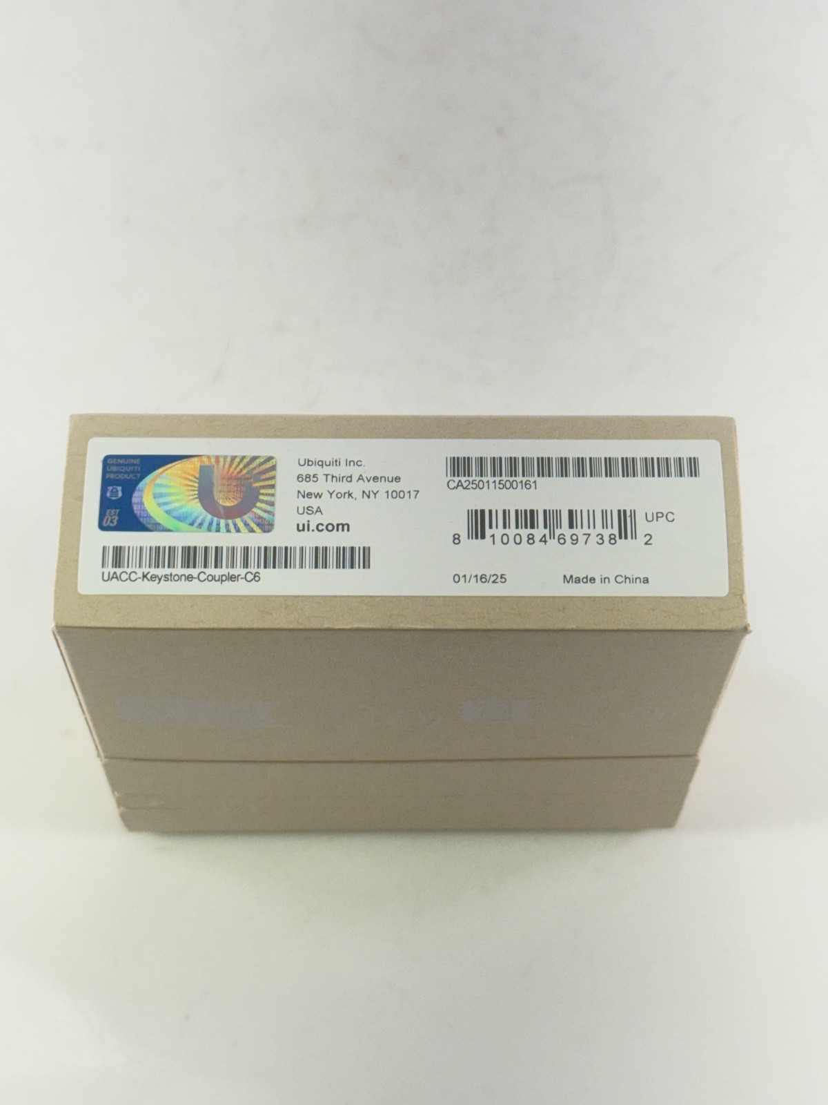 Ubiquiti UACC-Keystone-Coupler-C6 Cat6 12 Pack Keystone Coupler Box New