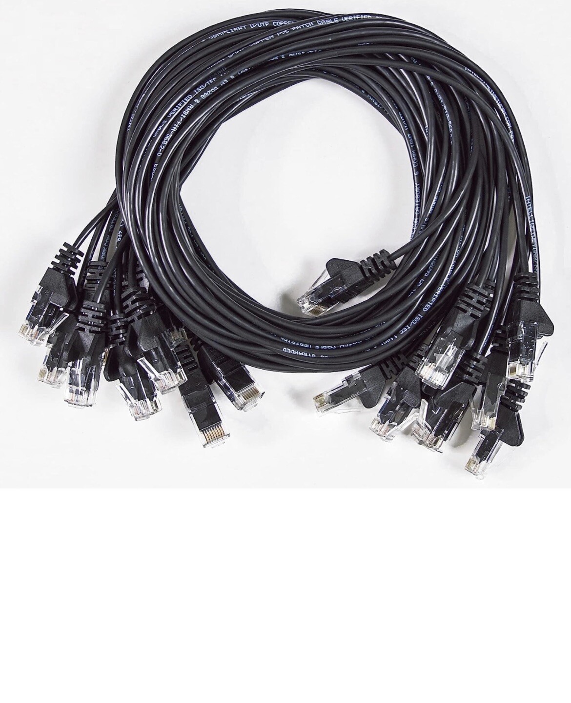 10GTEK NETWORK CABLE C6 10 PACK 5M UTP PATCH CORE 30AWG CAT6 16 FEET
