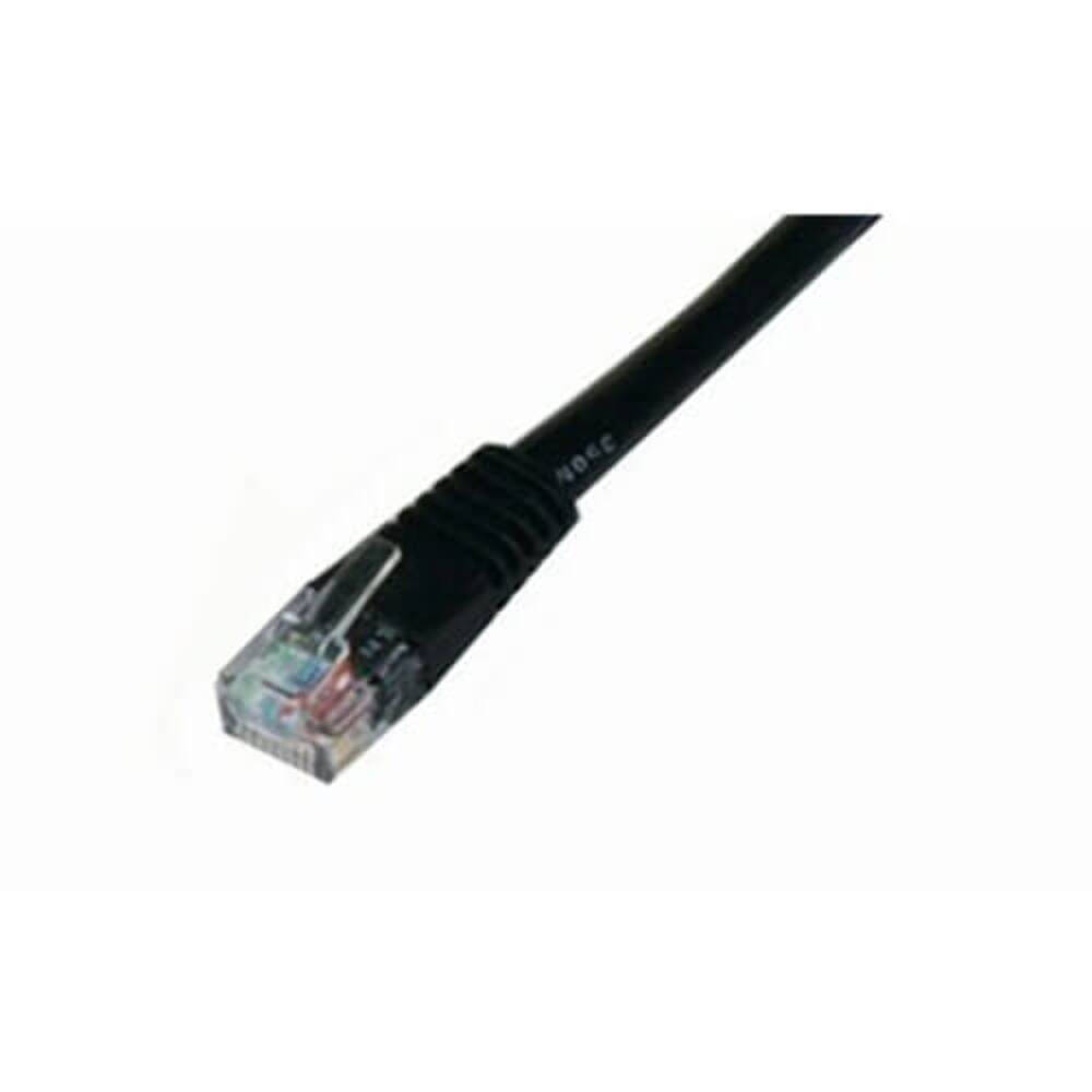 Category 5e Crossover Cable Black Gold Plated Connectors Clear Transmission