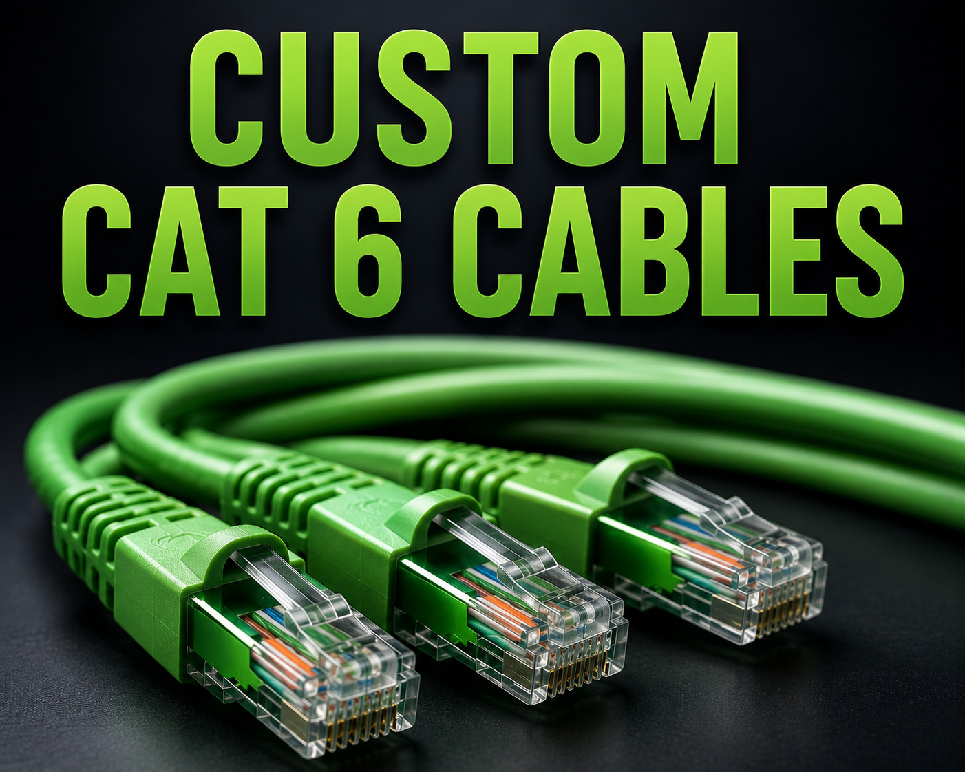 CAT6 Ethernet Patch Cable Cat 6 Patch Cord 3 ft feet (36″ INCH) (20-Pack) Green