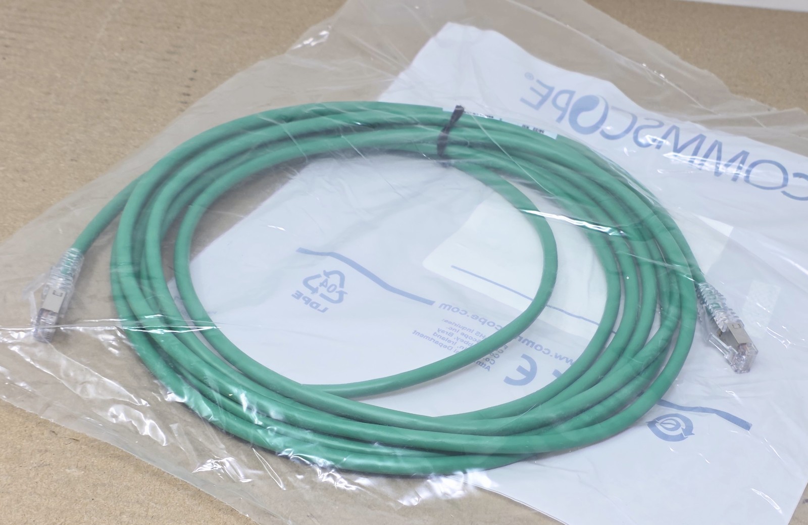 CommScope Systimax GigaSPEED X10D G10SP CAT6A S/FTP Modular Patch Cable Green