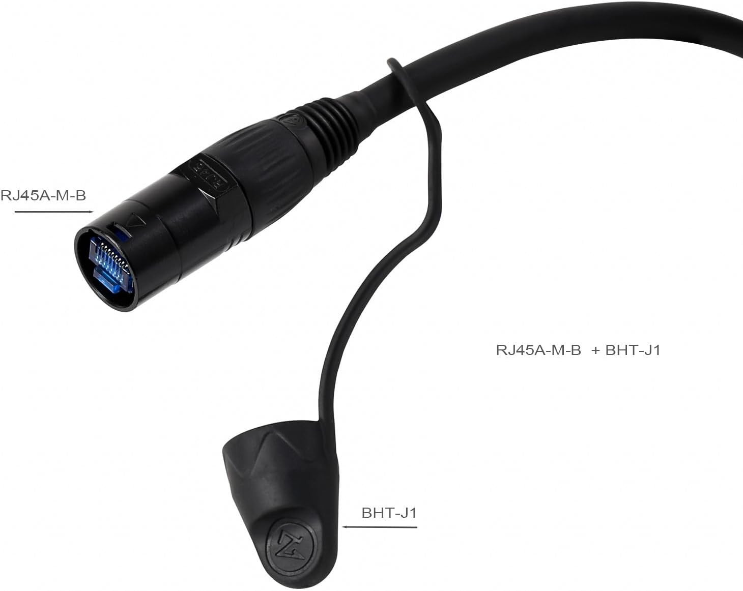 Professional CAT6 Ethercon RJ45 Cable Both Ends with Shielded Connectors (3 Feet