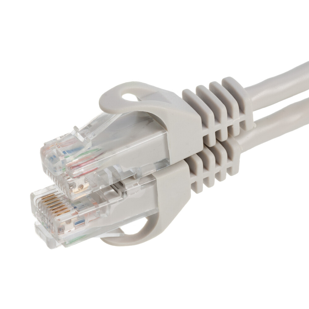 CAT6e / CAT6 Network Patch Cable RJ-45 Ethernet LAN Cable Gray 25FT – 200FT LOT