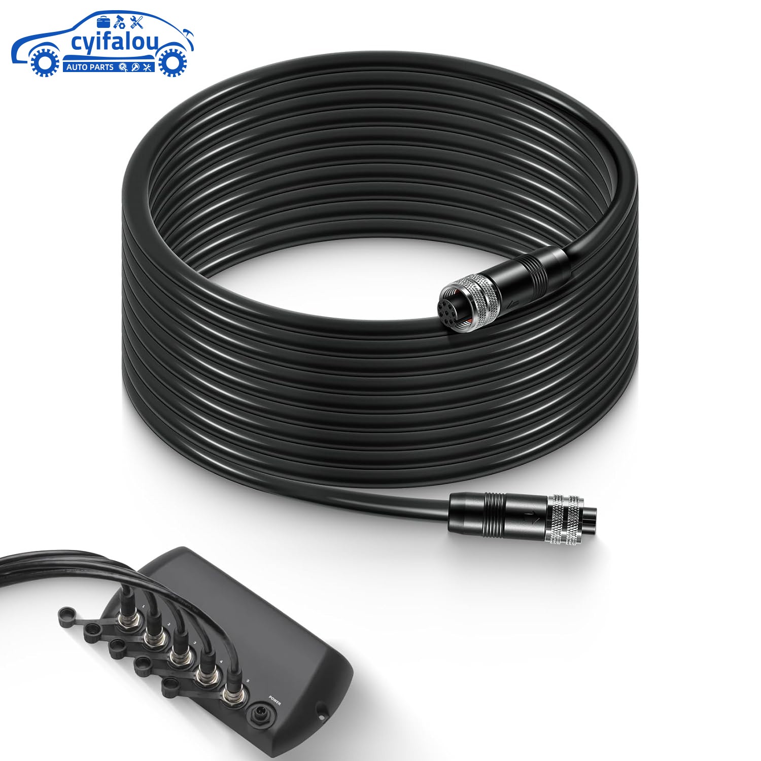 720073-3 AS EC 20E 8 pin Ethernet Cable 20 Feet for Humminbird Fits for All APEX