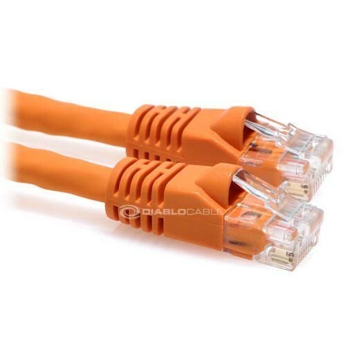Kenuco Cat. 5E UTP Booted 350mhz Ethernet Cables 1ft (10-pack)