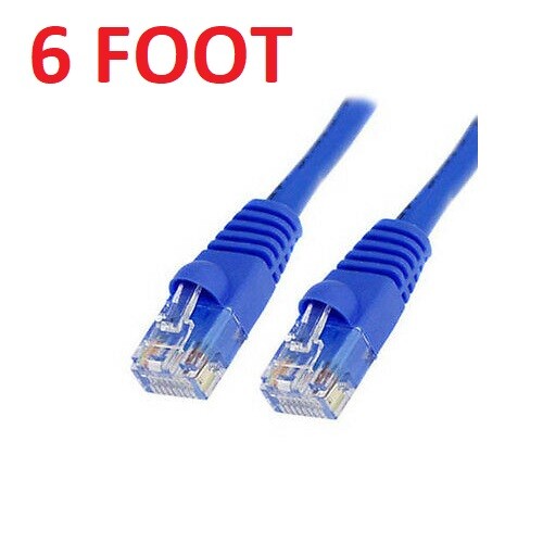 6 FOOT CAT5e SANSAI 4P 24AWG 7X0.20 UTP PATCH CORD TIA/EIA 568 VERIFIED