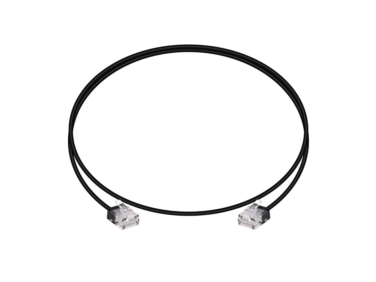 Monoprice Cat6 Ethernet Patch Cable – 3 Feet – Black | Stranded, 550MHz, UTP