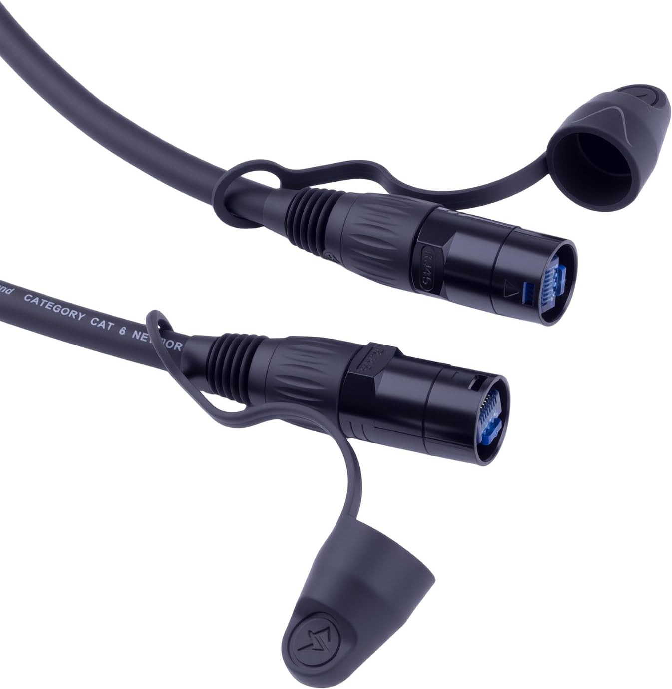 Professional CAT6 Ethercon RJ45 Cable Both Ends with Shielded Connectors (3 Feet
