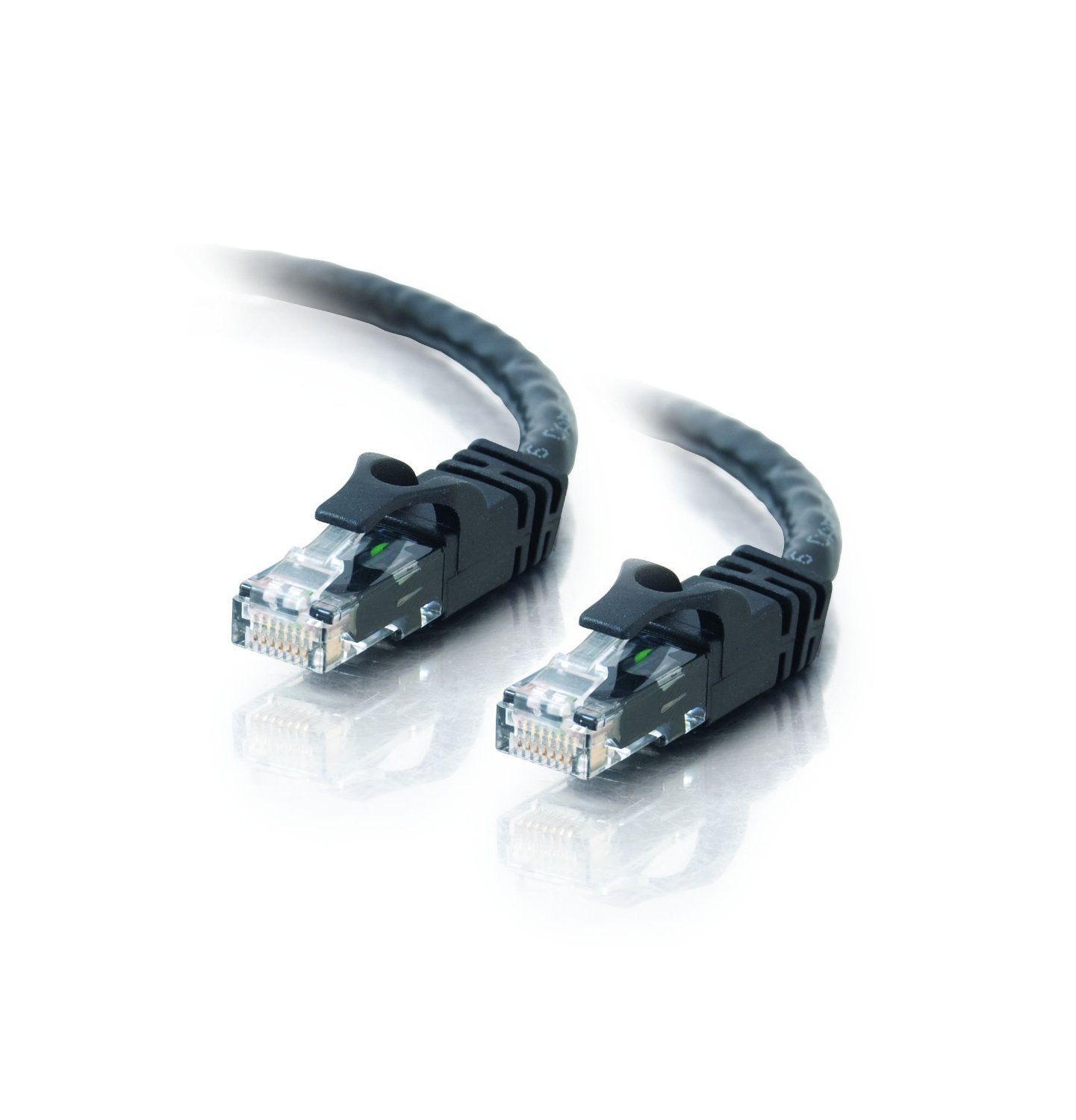 CAT6 Patch Cable BLACK Ethernet LAN Modem Wire 10ft 20ft 50ft 100ft 200ft lot