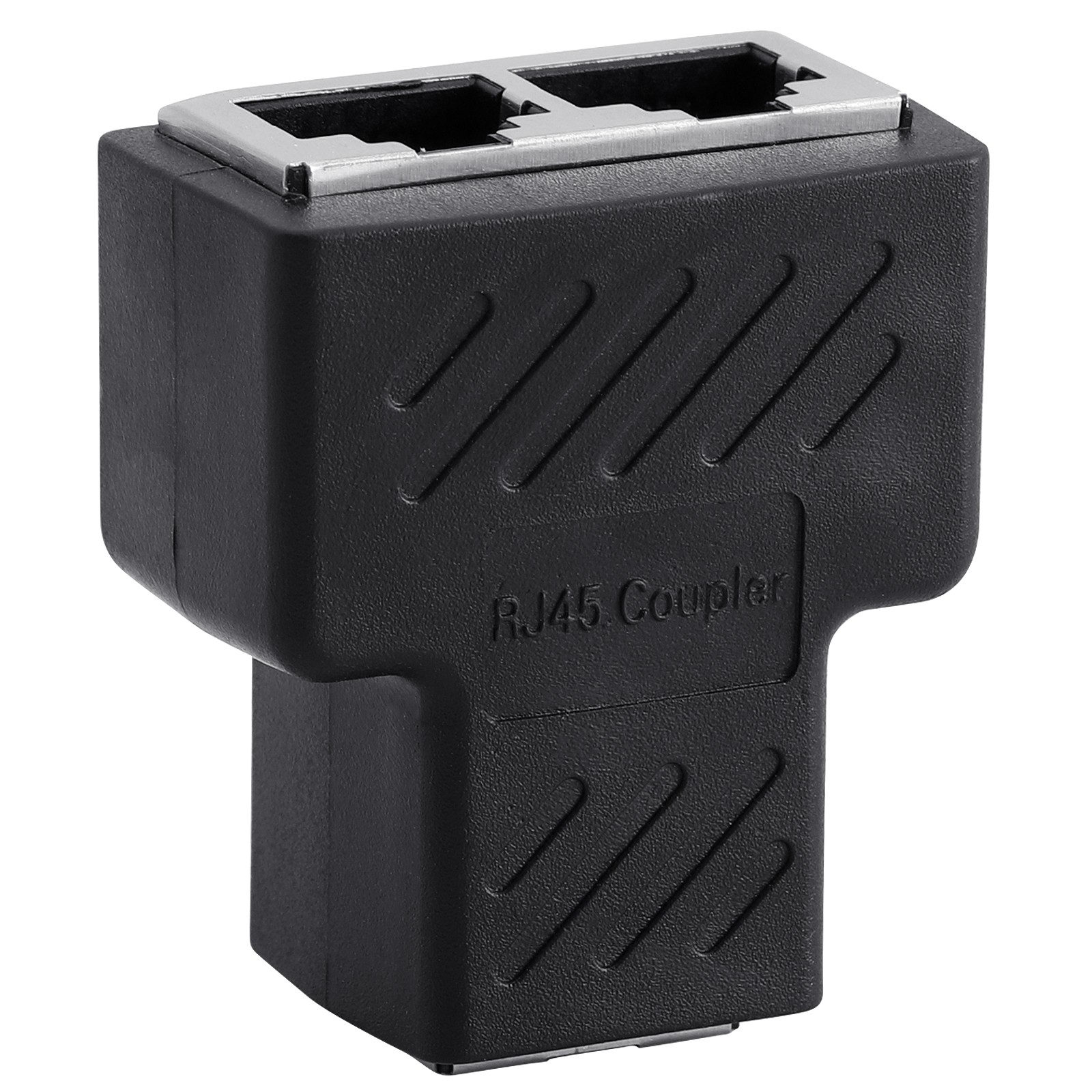RJ45 Splitter Adapter 1 to 2 Ways Dual Female Port CAT5/6/7 LAN Ethernet Cable