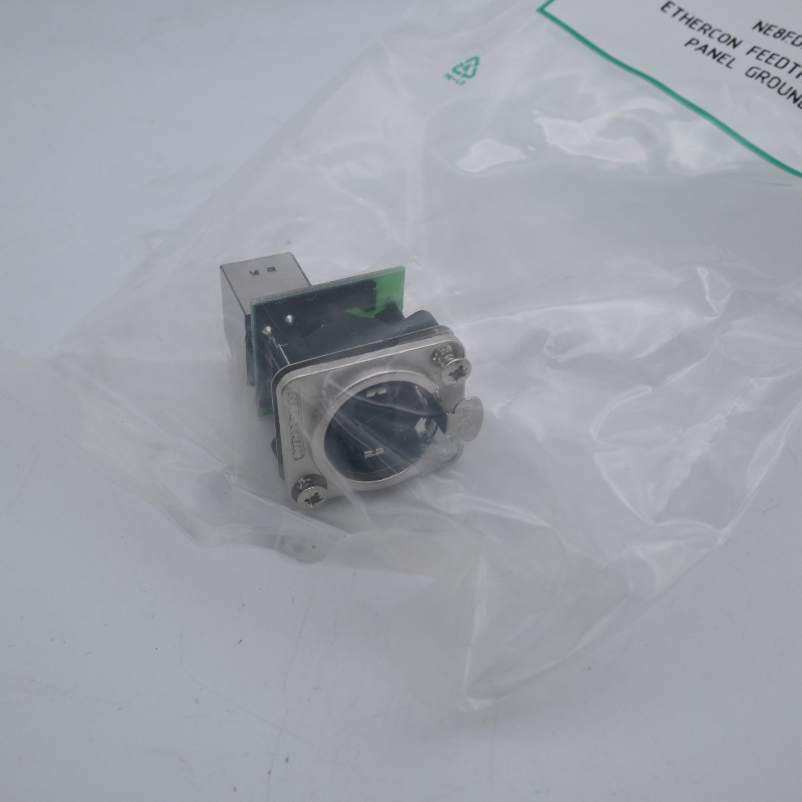 Neutrik NE8FDP Ethercon RJ45 Cat5 Pass/Feed Through D Series Panel Jack Lot of 5