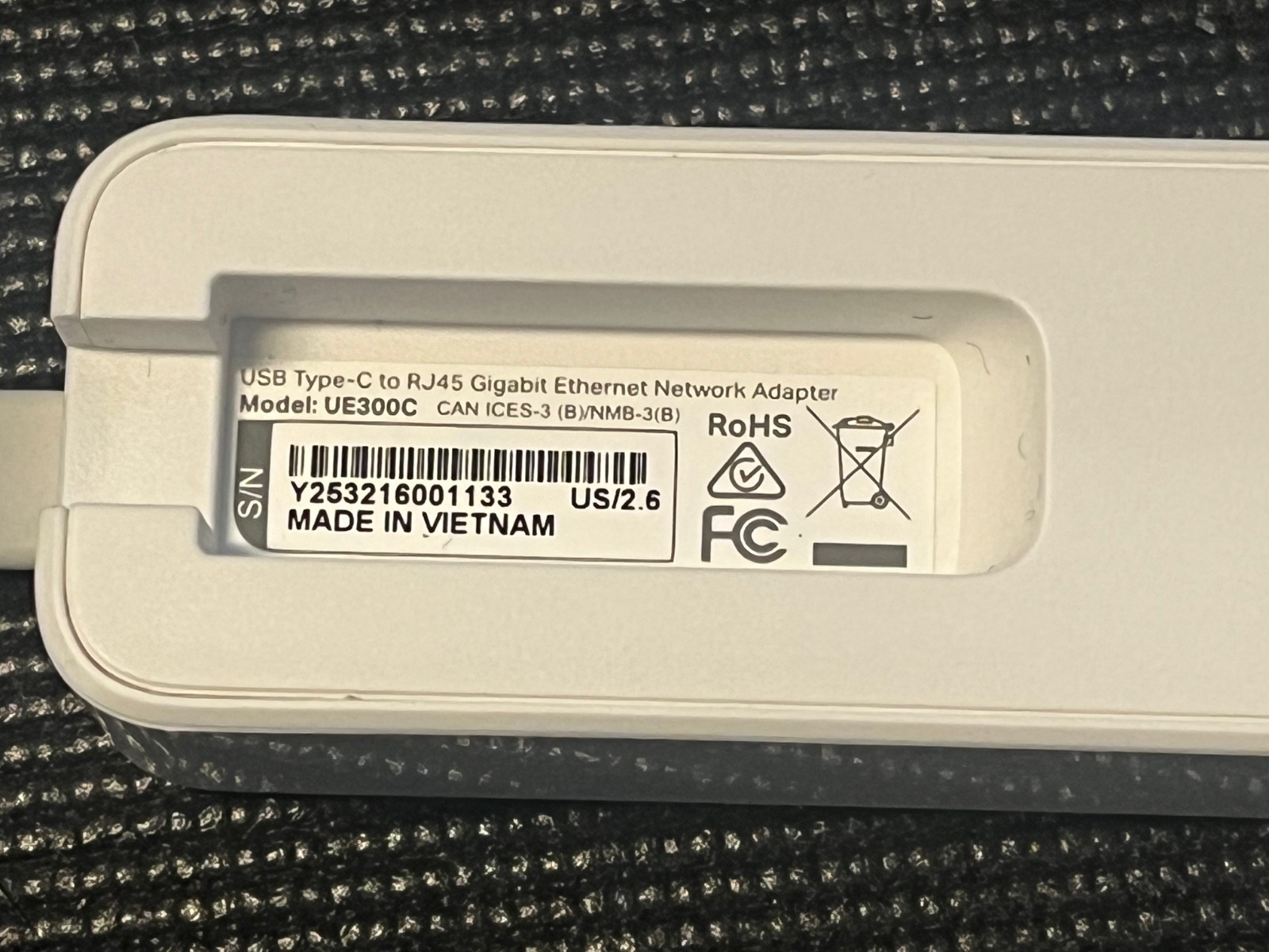 TP-Link USB-C to Ethernet Adapter UE300C White Lot of 2 Gigabit