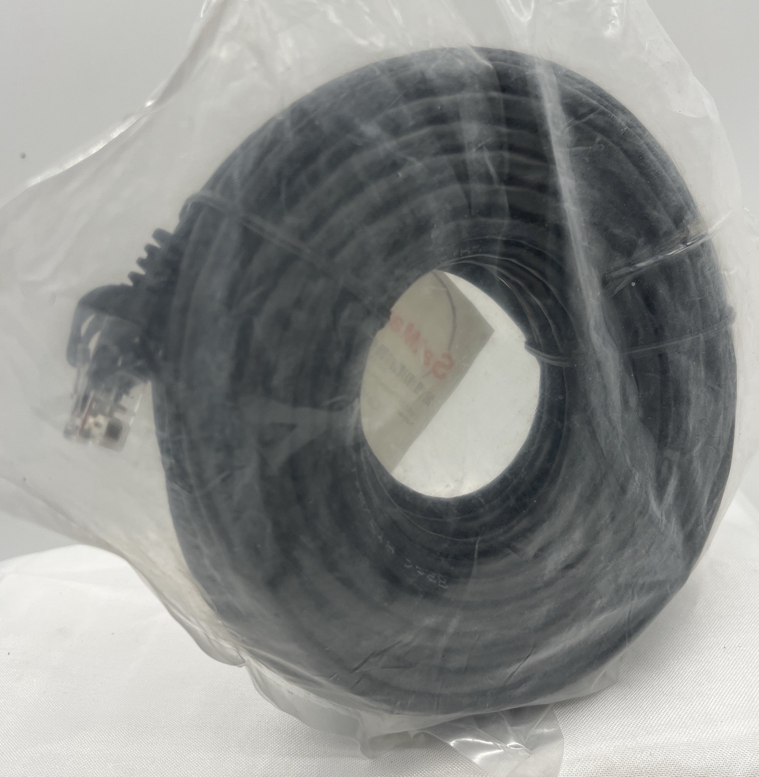 Satmaximum Cat6 UTP Patch Cord 50 FT 907198 Black Cat 6 / New Sealed