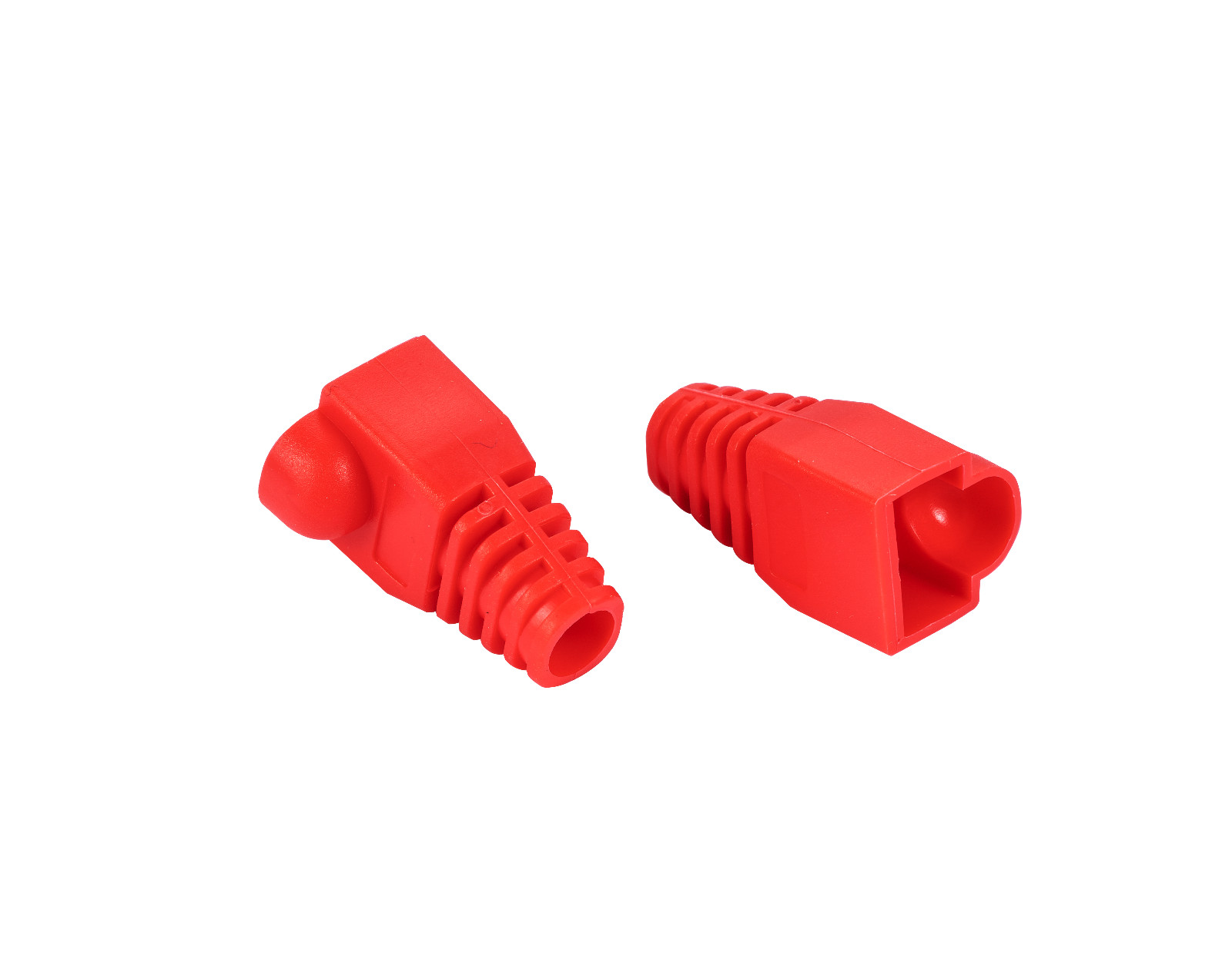 200 pcs Boot Cap Cover for RJ45 Network Connectors Cat5 Cat5e Cat6 Cable Red
