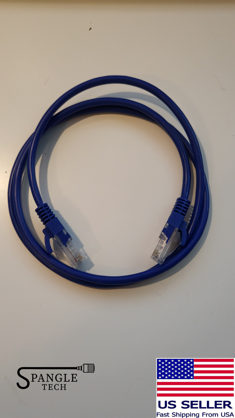 3 Foot Cat5e (x10 Pack!!) Blue Network Ethernet Network Patch Cable Booted – USA
