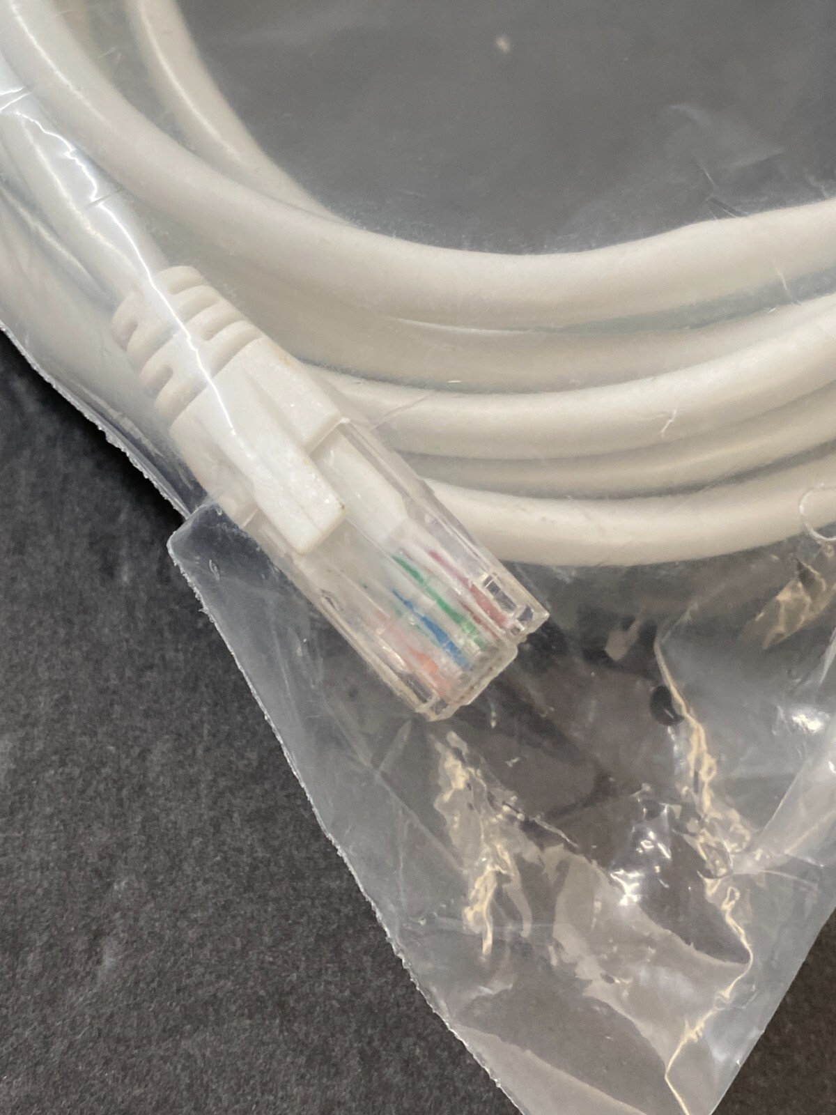Network Cable 14ft 5m White Cat6 Ethernet Patch Cable 24AWG Ecofriendly PVE Cord