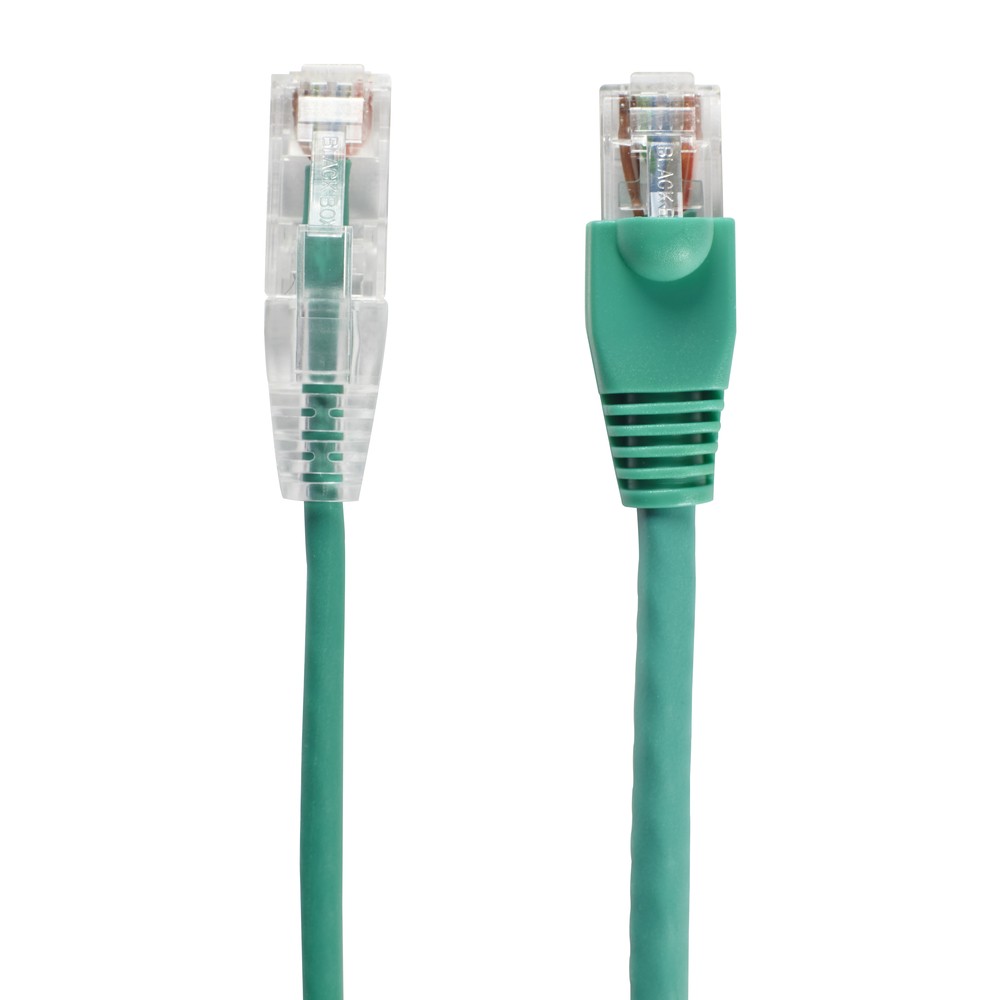 BLACK BOX C6APC28-GN-01 Cat6A 500-Mhz Snagless 28Awg Stranded Ethernet Patch