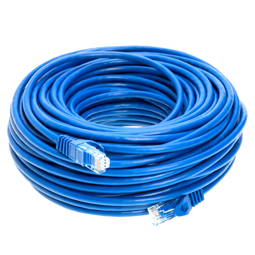 Cat6 Blue Patch Cord Network Cable Ethernet LAN RJ45 UTP 25FT- 200FT Multi LOT