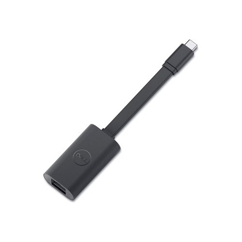 Dell Ethernet Adapter – Black – Windows Compatible -USB-C To RJ45 DELL-SA224-BK