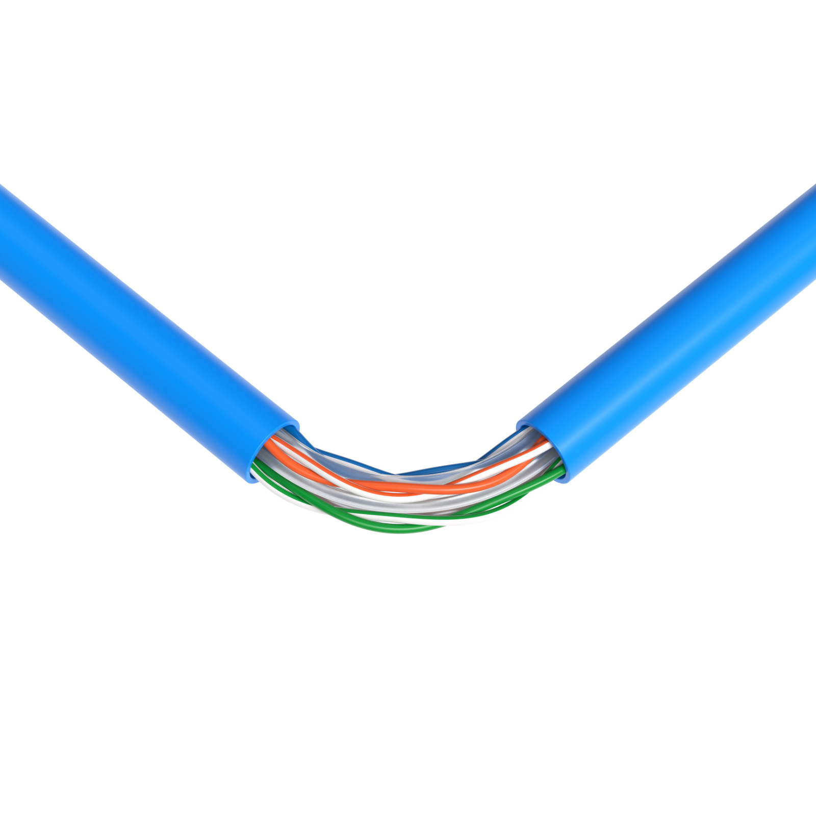 1000FT CAT6 Blue UTP Solid Ethernet Cable 23AWG RJ45 LAN Network Bulk Wire
