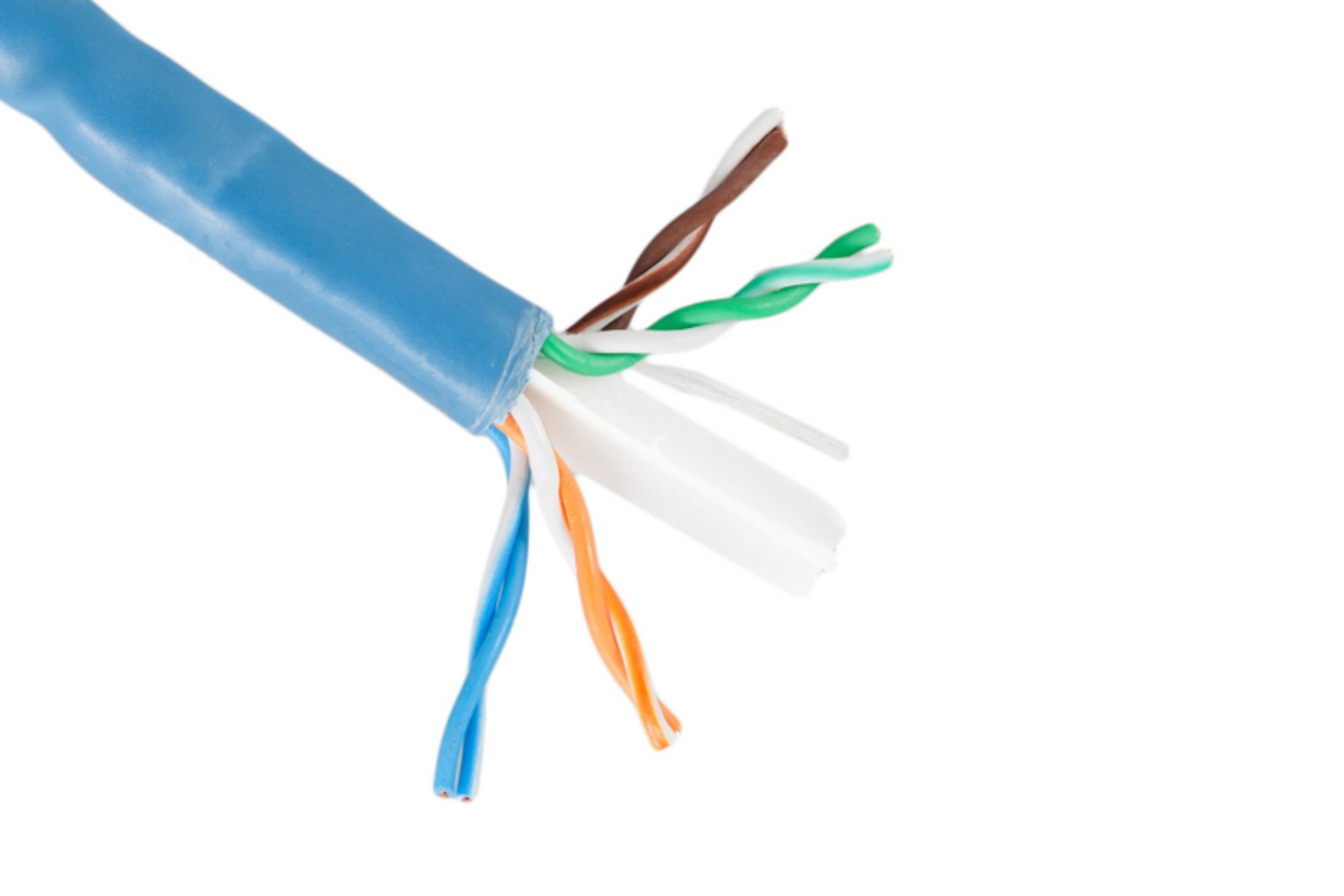Cat6 Ethernet Cable, 1000′ Pull Box, 550MHZ UTP, Blue – Lifetime Warranty