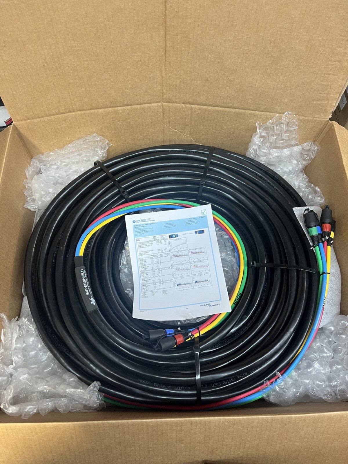 SuperShield 4CH cat6 FTP Shielded Ethernet Cable