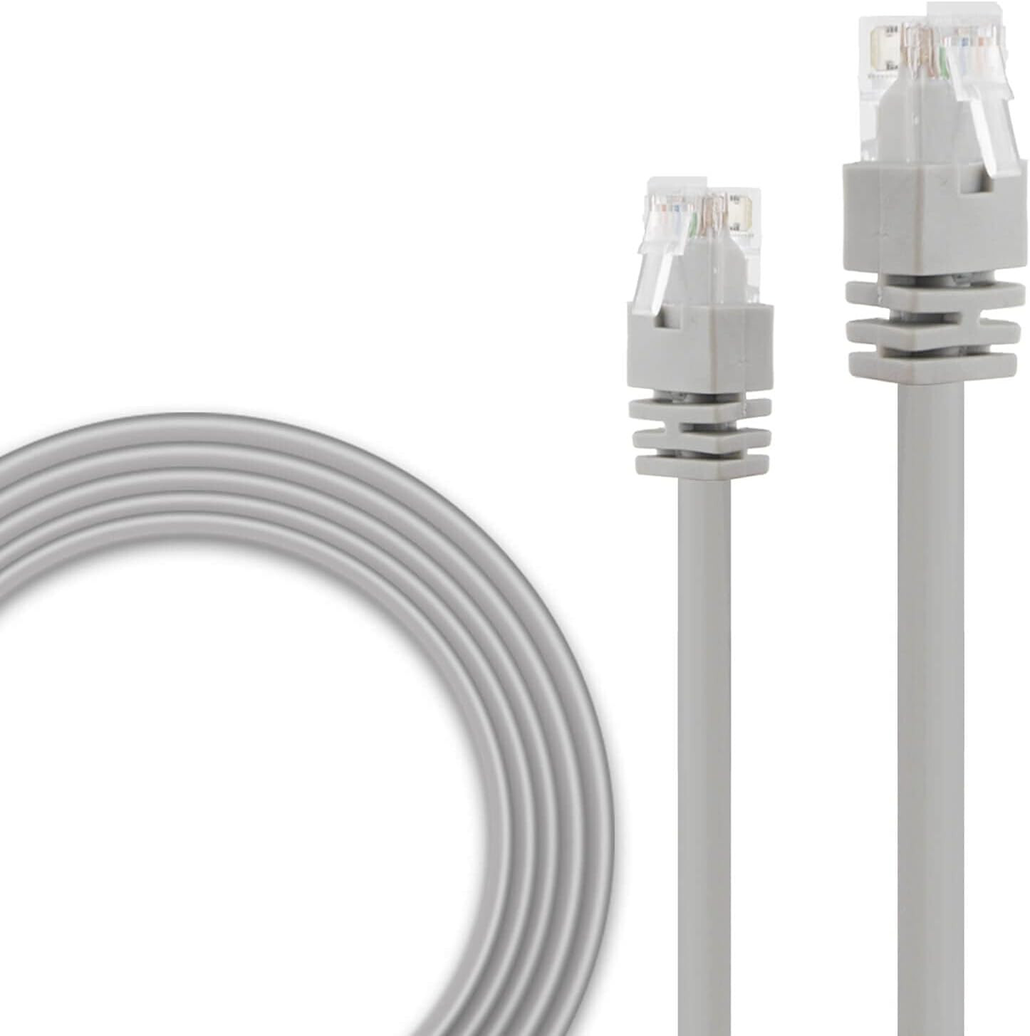 CAT5 Network Patch Cable RJ-45 Ethernet LAN Internet Cable Gray 60 FT