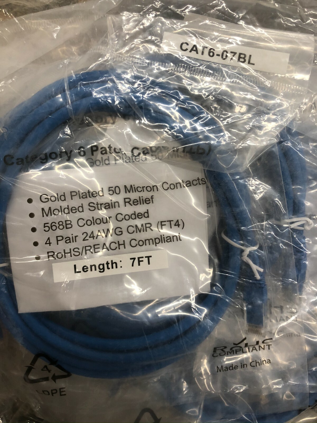 SEE DESCRIPTION!! CAT 6 Ethernet Patch Network Data Cable New & Used WHOLESALE!!