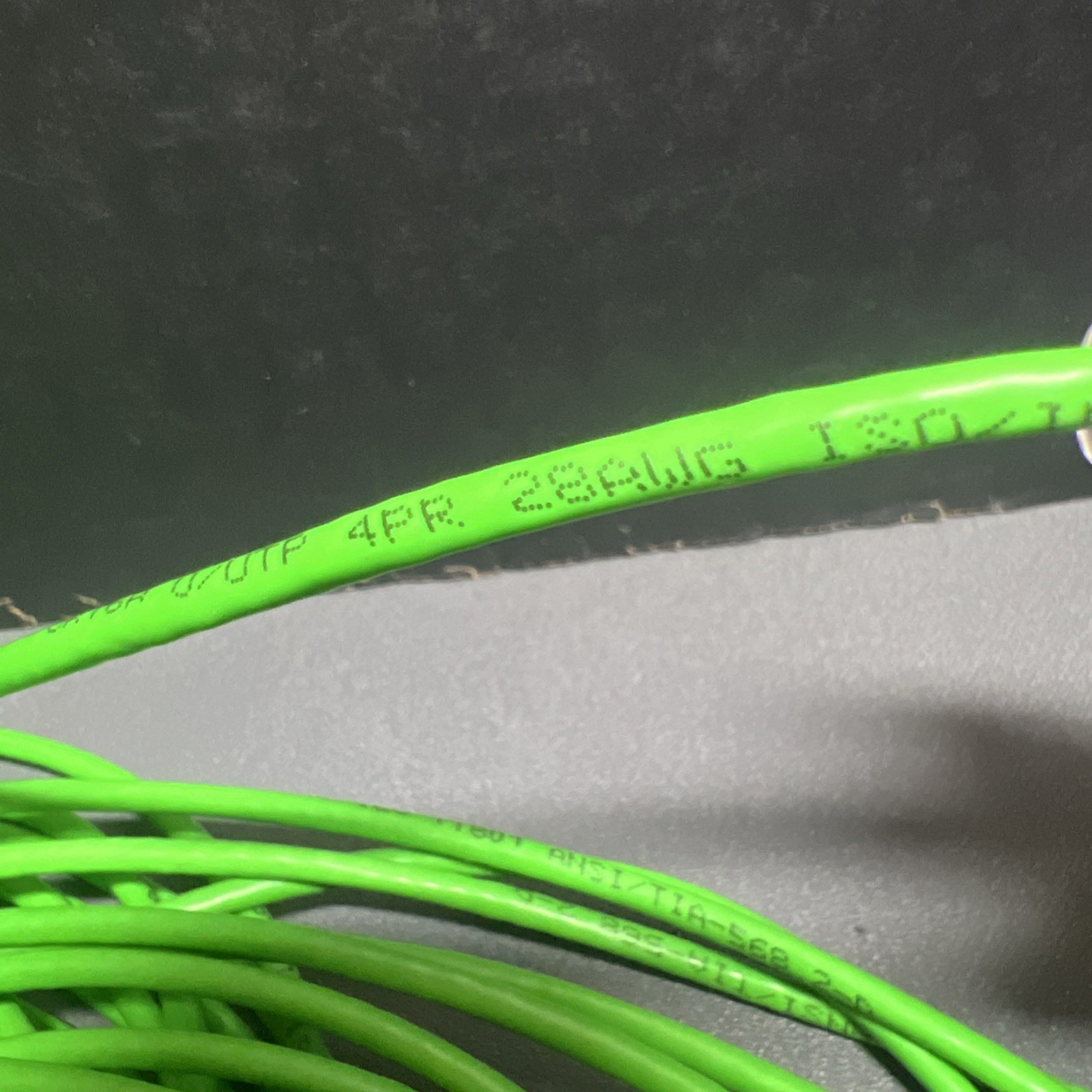 18 Pak Patch Cables Cat6/ Cat6a 3ft 30G Support, Snagless Patch Panel to Switch