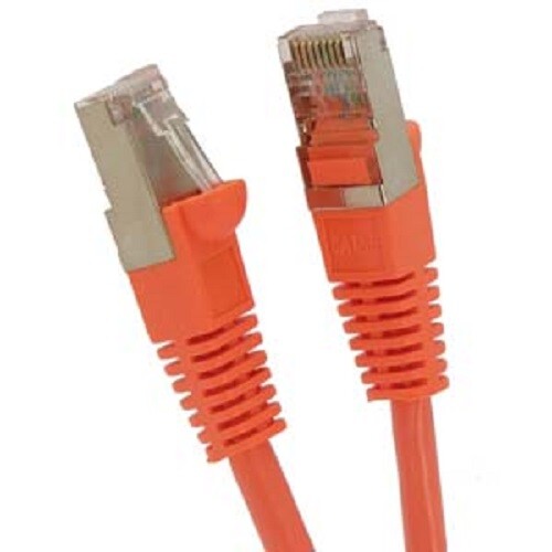 Cat6 Shielded SSTP Ethernet Booted Patch Cable 0.5 1ft 2ft 3ft 5ft 7ft 10ft lot