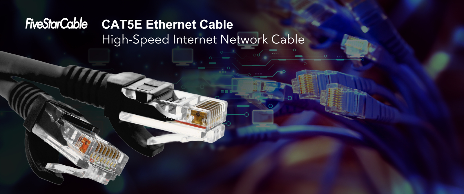 CAT6 Ethernet Patch Cord Cable High Speed Network Cat 6 RJ45 550 MHz UTP Gaming