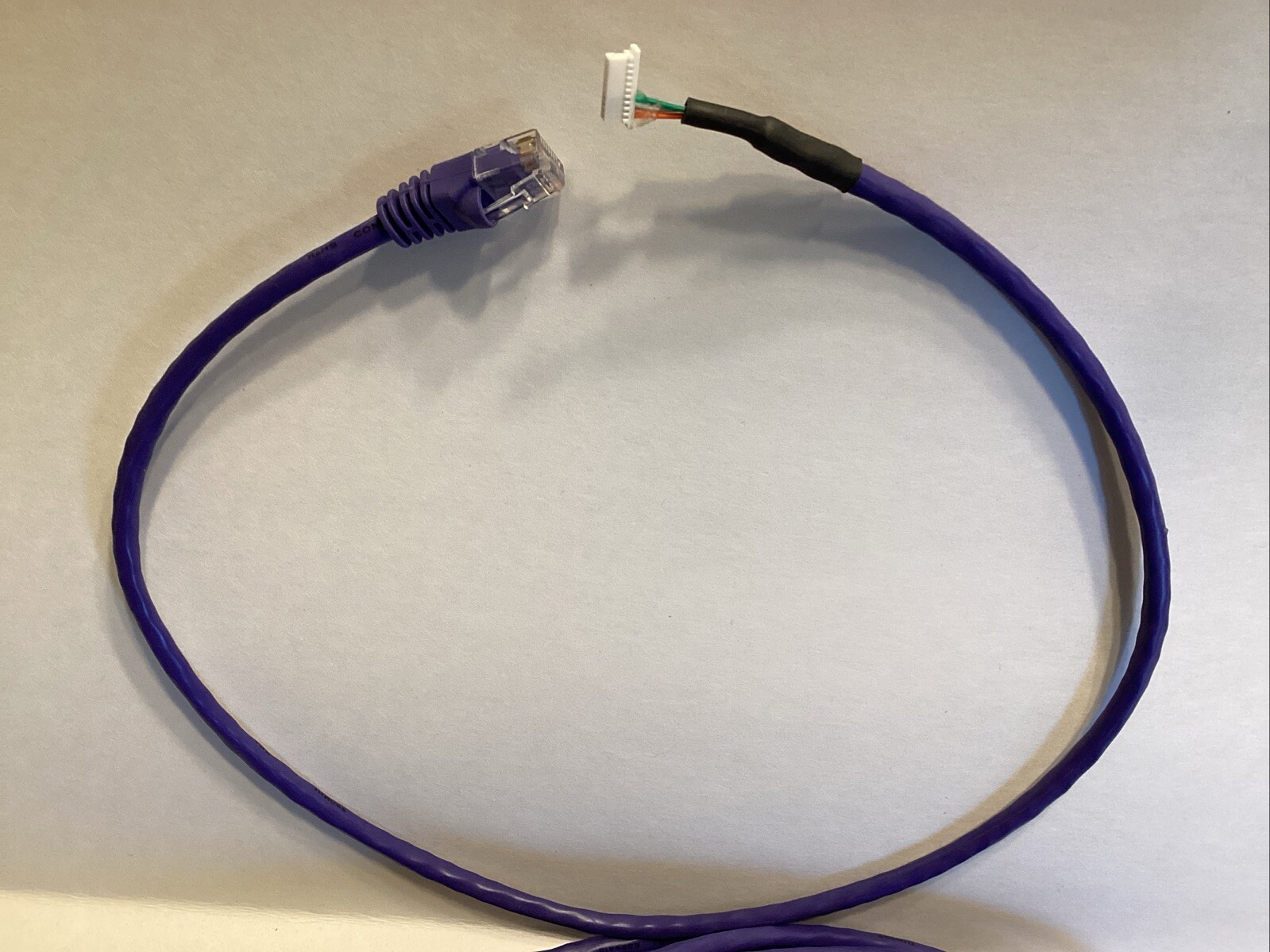 LOT 26 Monoprice 2 FT 24AWG Cat5e 350MHz UTP Ethernet Network Cable Purple 568B