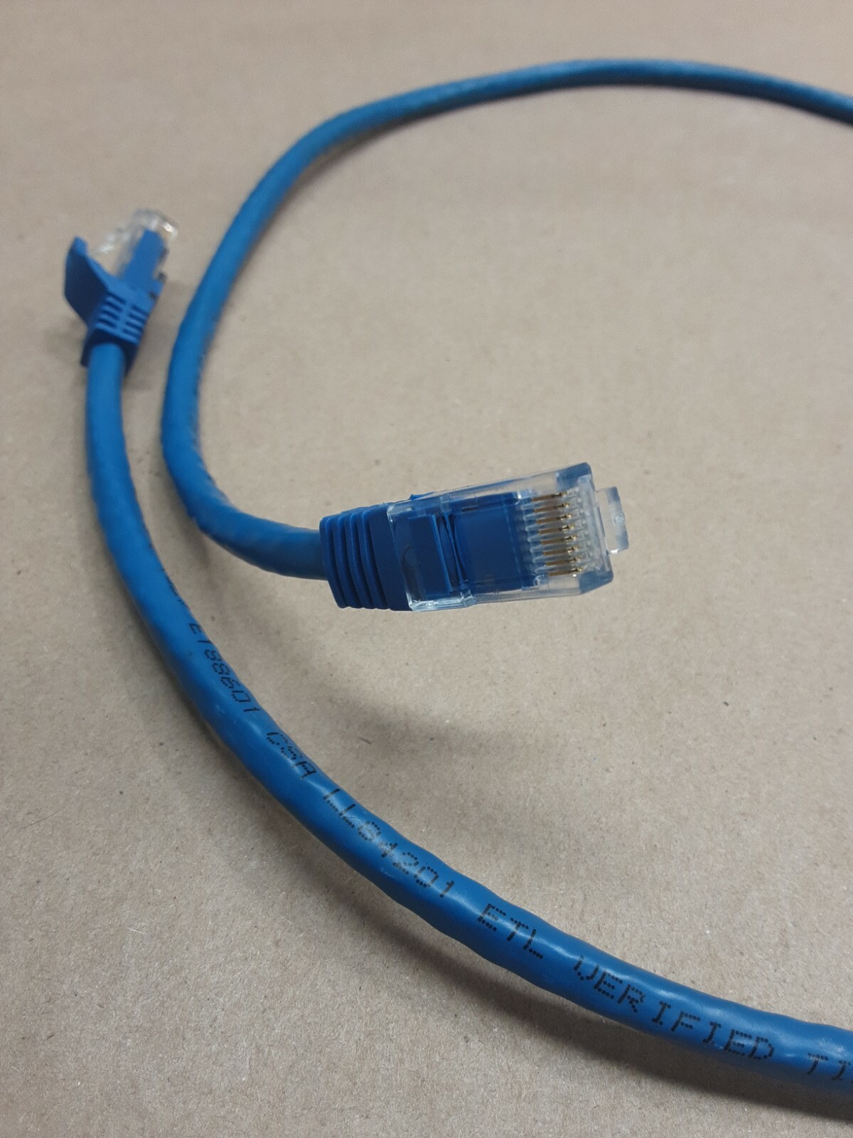 3 Ft Ethernet Patch Cords Category 6E (Cat6E) 24AWG E188601 #1030b8
