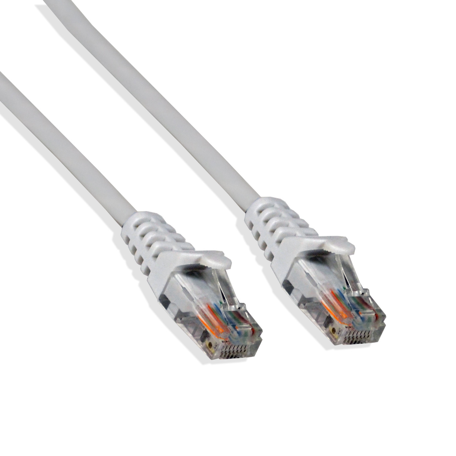 Cat-5e UTP Ethernet Network Cable RJ45 Lan Wire White 1FT