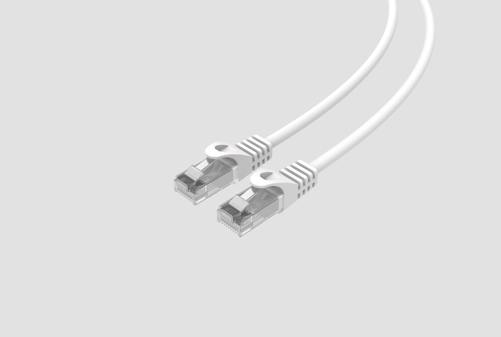 CAT6 Slim Ethernet Patch Cable White 5FT 5 PACK