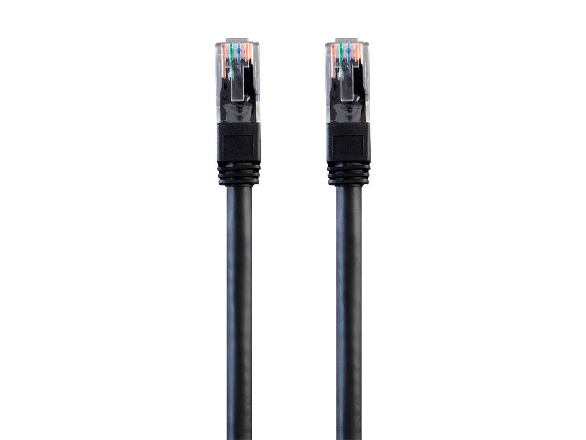 Cat6 Ethernet Patch Cable – 3 Feet – Black | Snagless RJ45, 550MHz, UTP, 24AWG