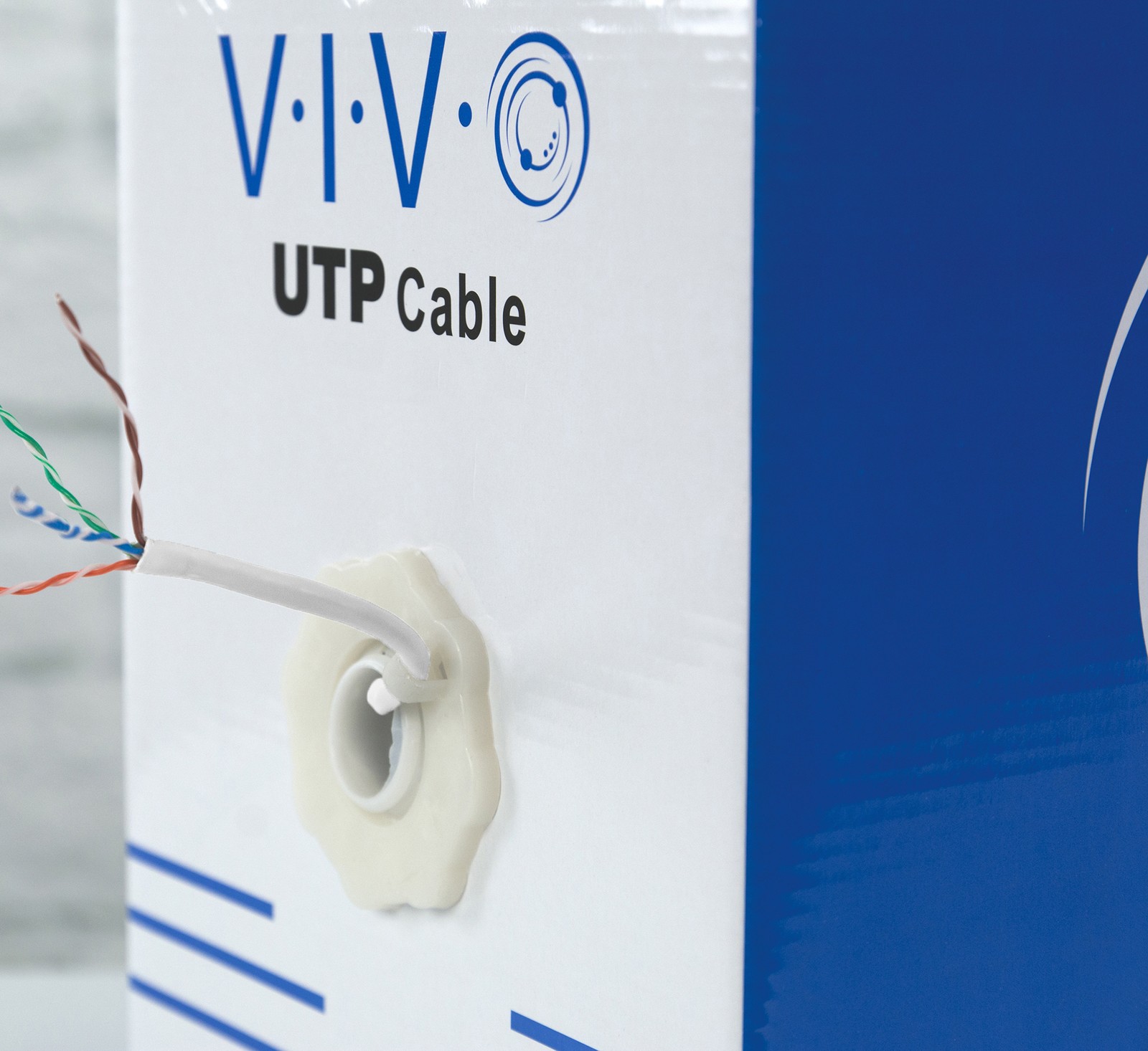 VIVO 500ft bulk Cat6 Ethernet Cable / Wire UTP Pull Box 500 ft Cat-6 White LAN