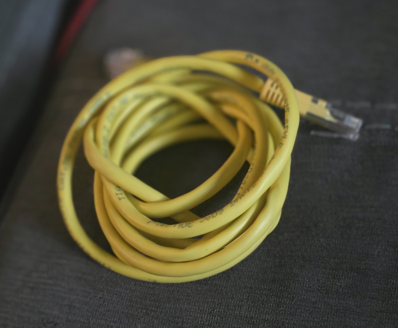 CAT 5e 24AWG Cable 6 Feet Yellow