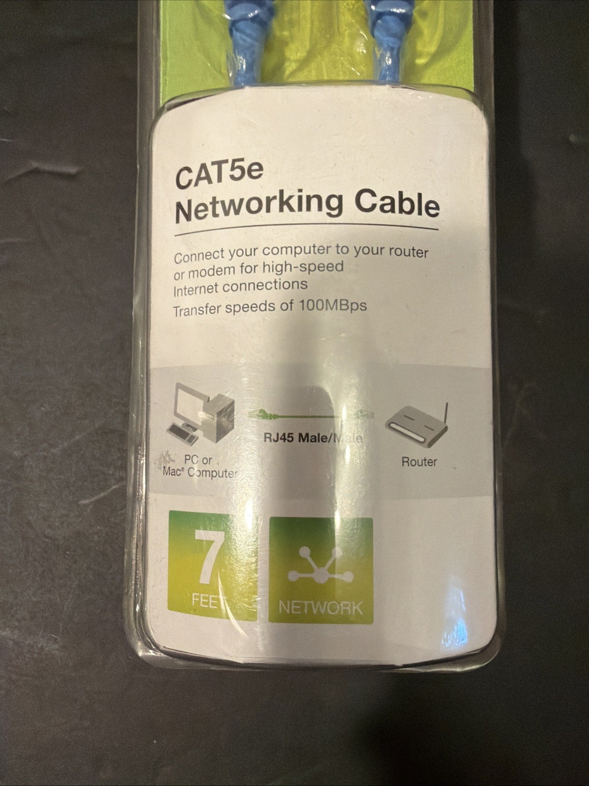 Belkin 7′ Rj45 Cat 5e Networking Cable Male to Male