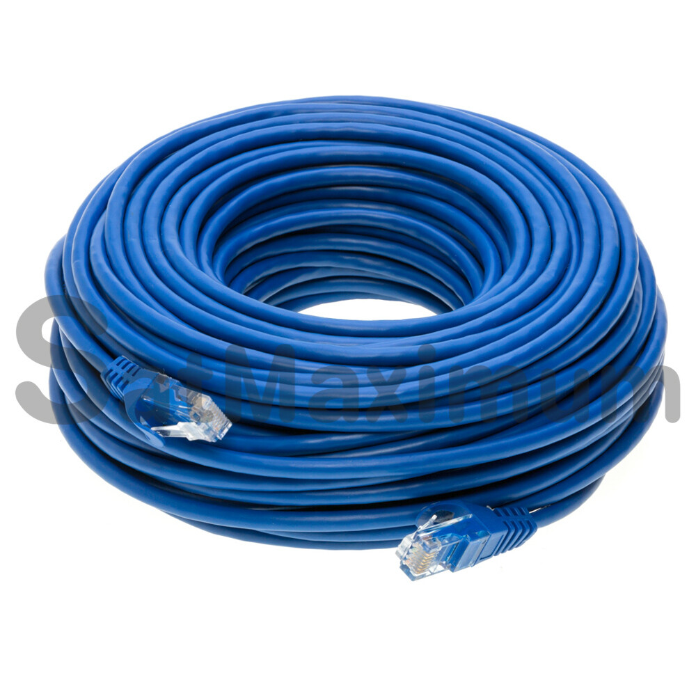 CAT6e / CAT6 Network Patch Cable RJ-45 Ethernet LAN Cable Blue 25FT – 200FT LOT