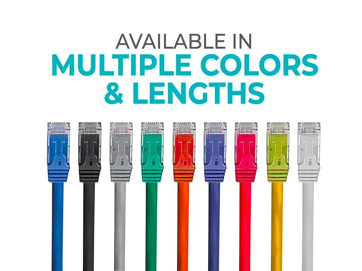Cat6 100Ft Black Patch Cable UTP 24AWG 550Mhz Pure Bare Copper Snagless RJ45 Fle