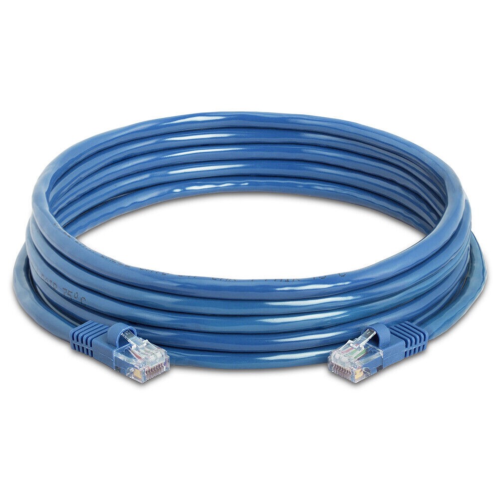 15FT Cat5e Ethernet Cable UTP LAN Network Patch Cord RJ45 Cat 5e Cable – Blue